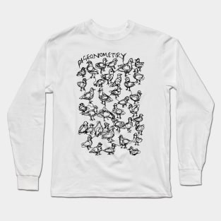 Pigeonometry - Aesop Rock - Illustrated Lyrics Long Sleeve T-Shirt